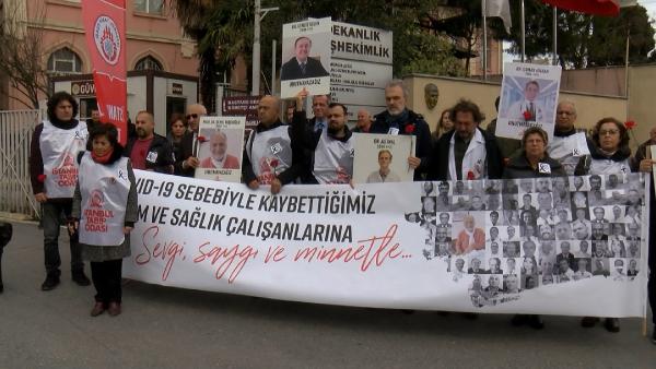 Pandemide ölen sağlık çalışanlarına anma