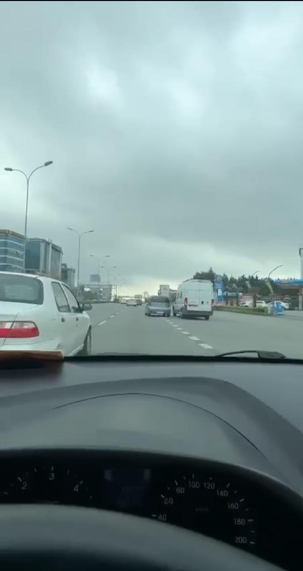 D-100'de yol verme inatlaşmasına 9 bin 872 lira ceza 