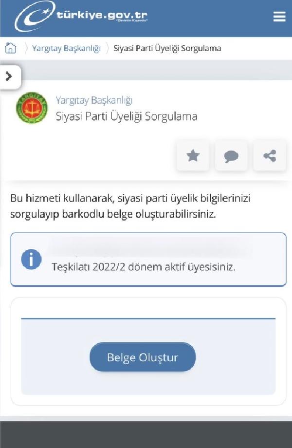 Habersiz parti üyeliğine suç duyurusu
