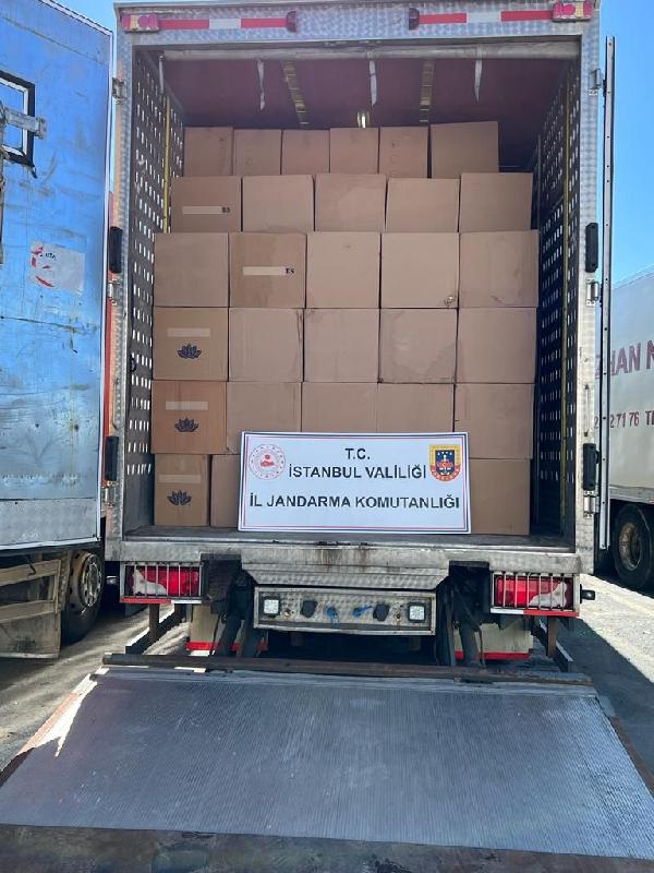 Jandarmadan kaçak sigara operasyonu