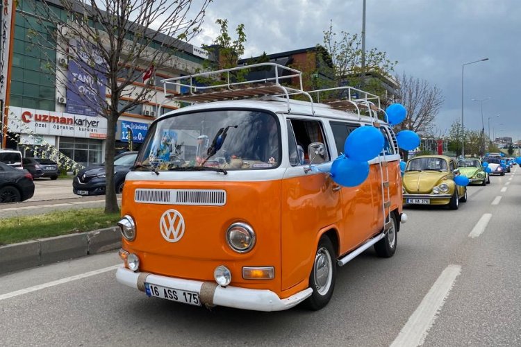 Bursa'da Vosvoslar otizmli çocuklar için yollarda