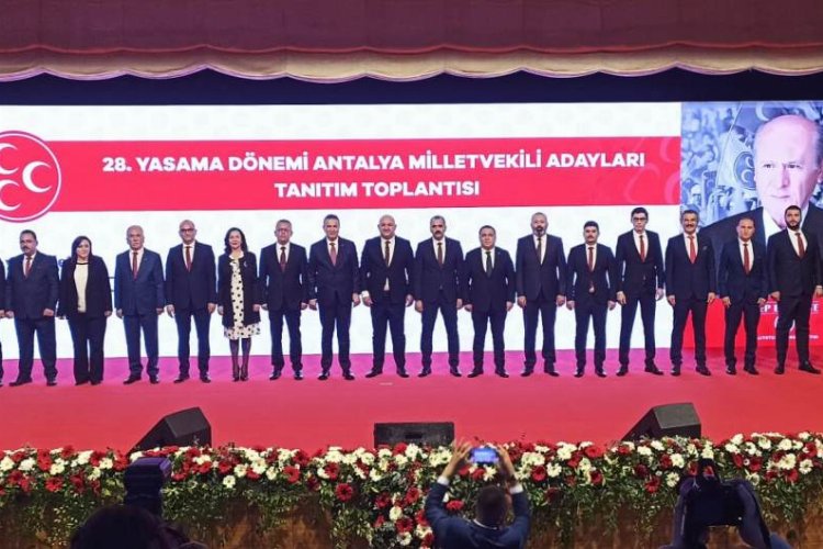 MHP Antalya milletvekili adayları tanıtıldı