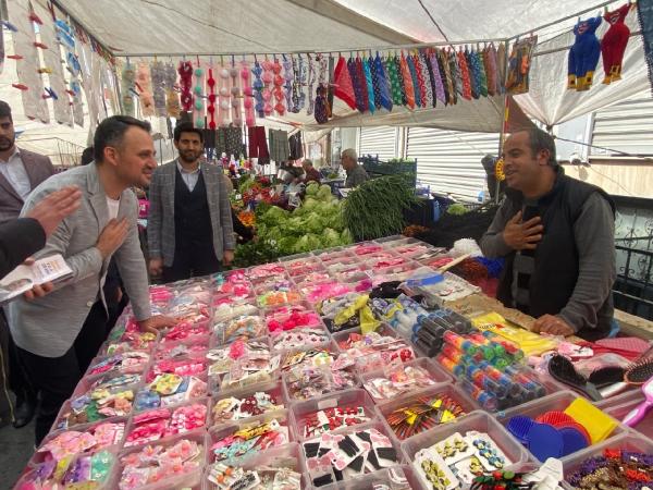 AK Parti Milletvekili Adayı Eminoğlu’ndan, Sultangazi’de esnaf ziyareti