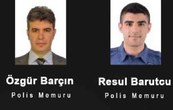 Tel Abyad'daki patlamada şehit olan 2 polisin cenazeleri memleketlerine uğurlandı