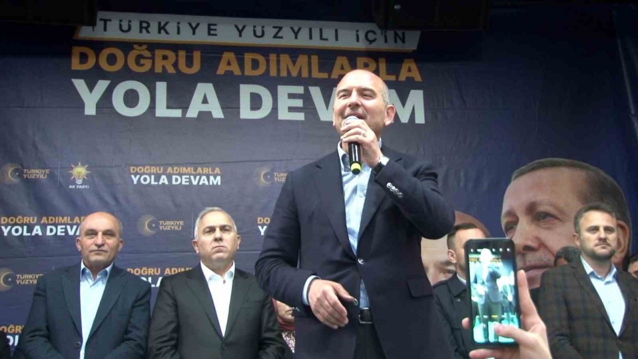 Bakan Soylu: "Dağları teröristlerden nasıl temizlediysek, Suriye’yi de Irak’ı da teröristlerden temizlemeyen namerttir”