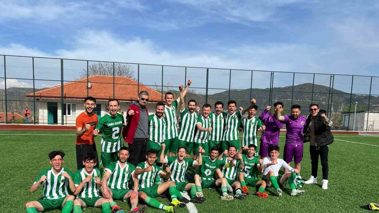 Çameli Belediyespor lideri devirip koltuğun yeni sahibi oldu