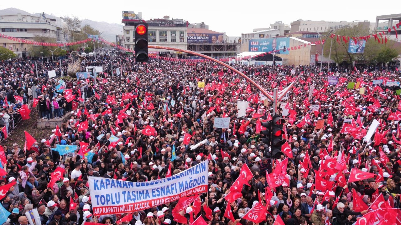 Kılıçdaroğlu, Erzincan’da miting yaptı