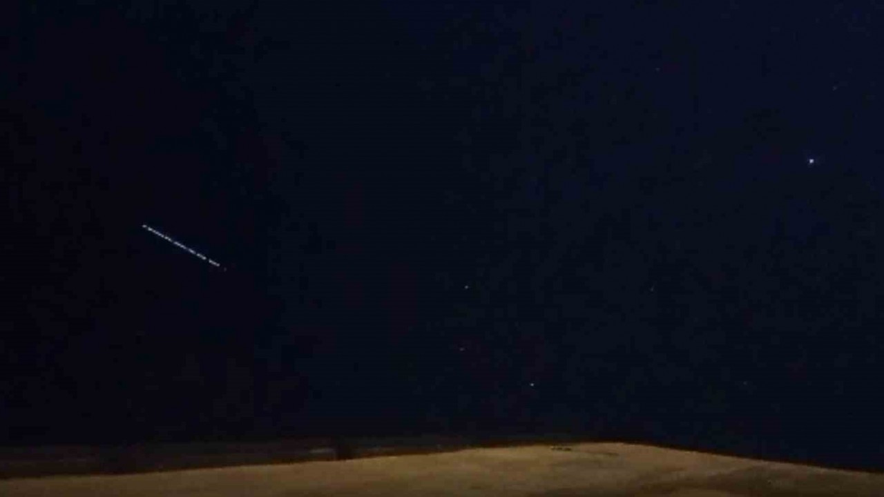 Starlink uyduları Osmaniye semalarında