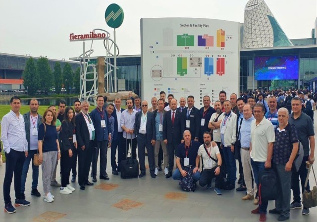 GTO üyeleri İtalyada tekstil teknolojileri fuarına katıldı
