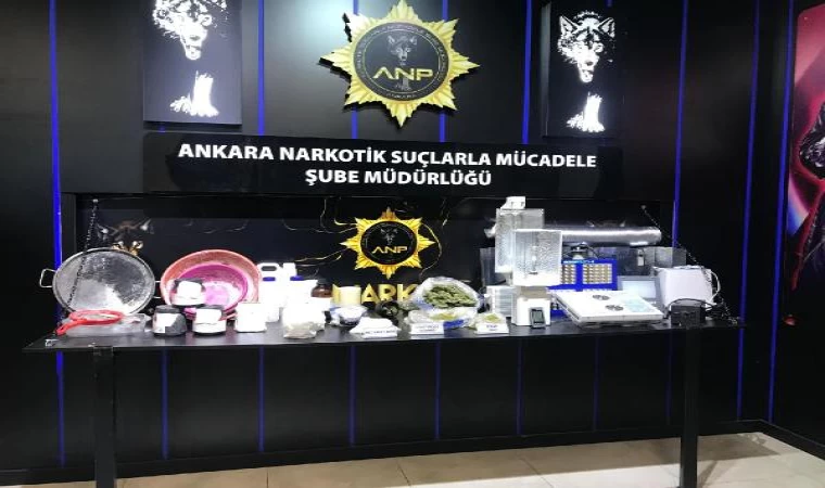 Ankara’da 2 uyuşturucu operasyonunda 3 tutuklama
