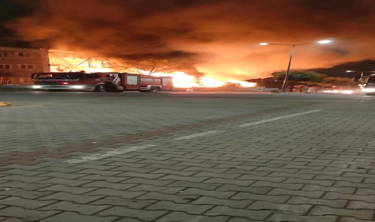 Tuzla’da, kimyasal madde üreten fabrikada yangın