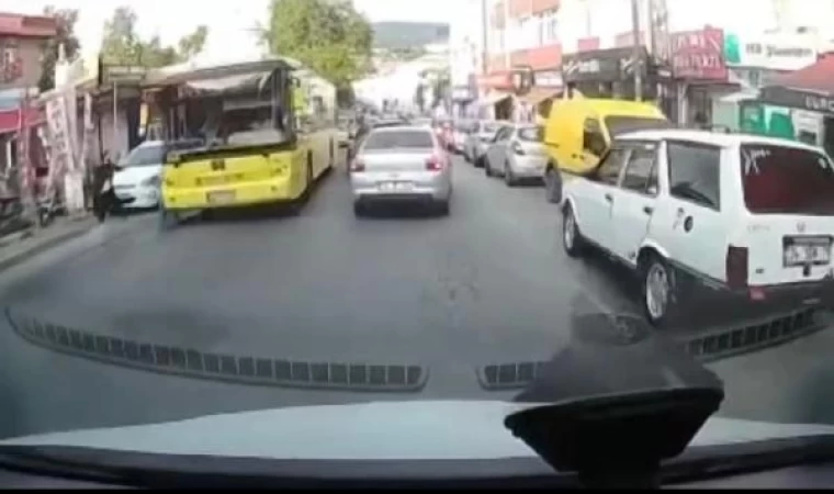 Beykoz’da bir anda yola fırlayan çocuğa iett otobüsü çarptı