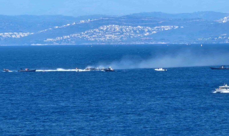 Bodrumda milyon dolarlık tekne alev topuna döndü