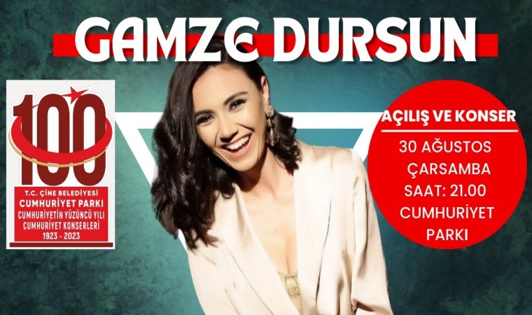 Çinede Cumhuriyet Konserleri bu akşam başlıyor