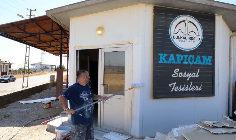 Dulkadiroğlu sosyal tesislerinde bakım ve onarım