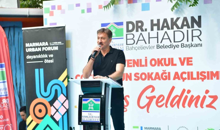Bahçelievlerde çocuklar için oyun sokağı açıldı