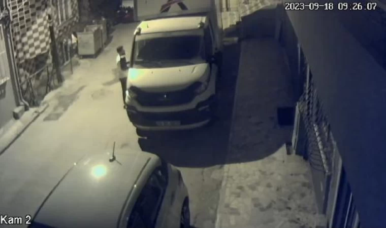 Şişli’de park halindeki kamyonetten hırsızlık yapan şüpheli yakalandı