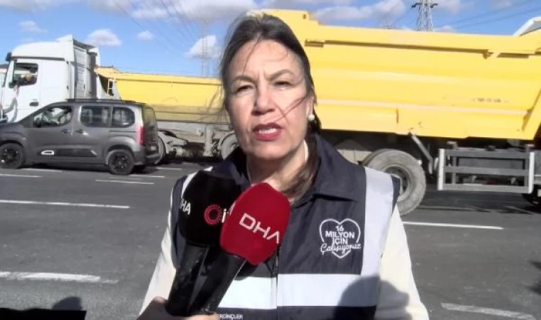 Arnavutköy’de hafriyat kamyonlarına denetim