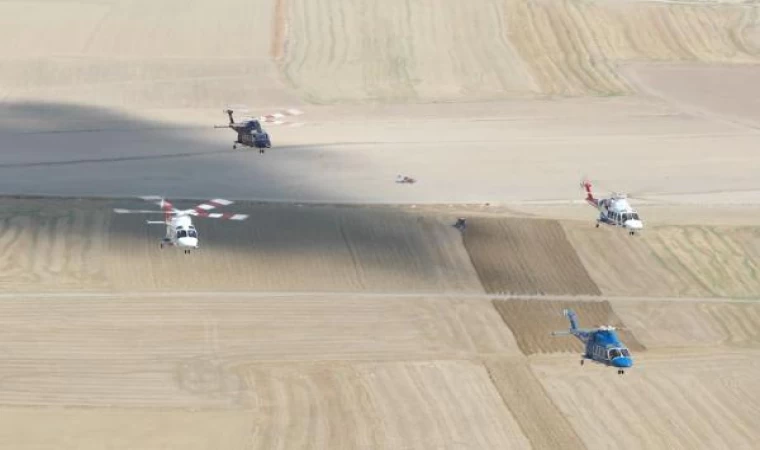 Atak ve Gökbey helikopterlerinden 100’üncü yıl uçuşu