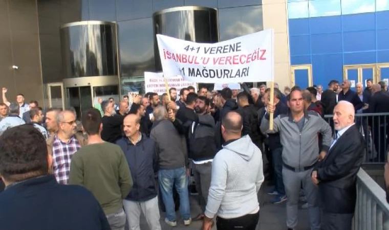 İBB önünde ’4+1 araç istiyoruz’ eylemi