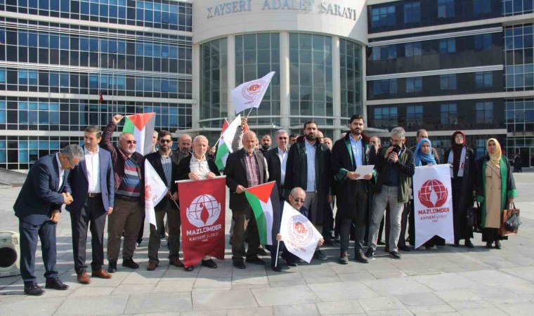 Kayseride İsrail hakkında suç duyurusu