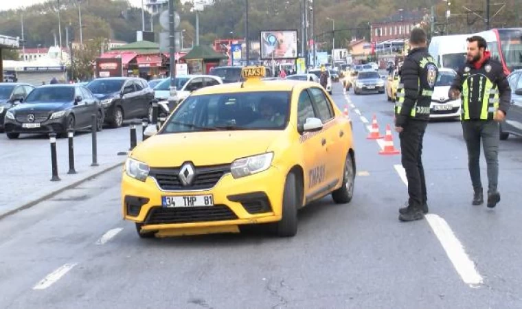Fatih’te kurallara uymayan taksicilere ceza