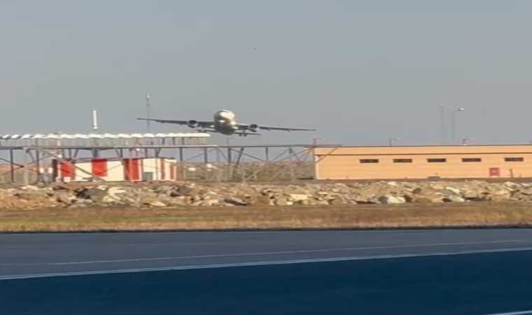 Fırtına uçağı beşik gibi salladı