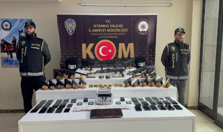 Yolyemezler’in gizli bölmelerde ele geçirilen silahları