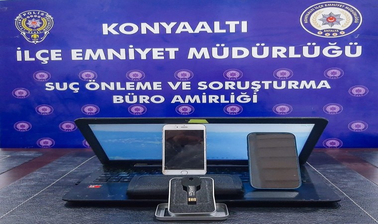 Antalyada sosyal medyadan müstehcen yayın yapan 1 kişi gözaltına alındı