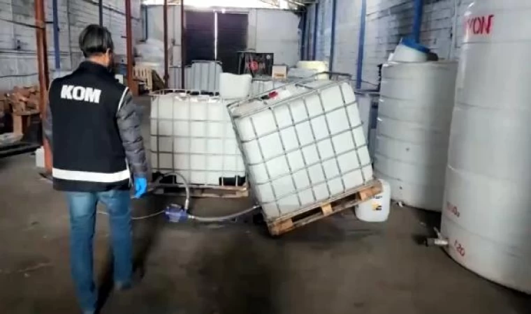 ’Çengel-5’ operasyonlarında 187 ton kaçak ve sahte içki ele geçirildi