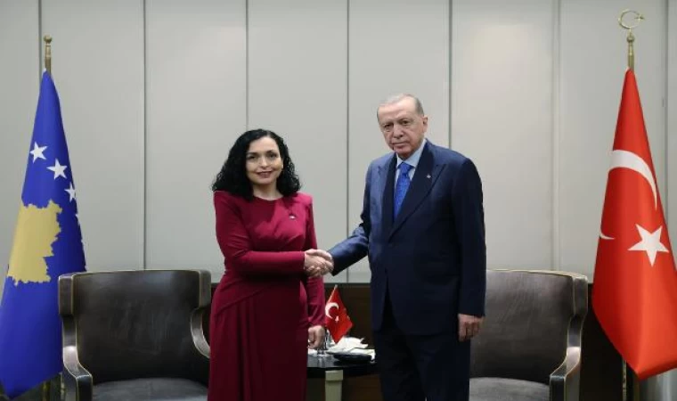 Cumhurbaşkanı Erdoğan, Kosova Cumhurbaşkanı ile görüştü