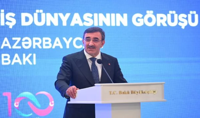Cumhurbaşkanı Yardımcısı Yılmaz, Azerbaycan’da İş Dünyası Buluşması’na katıldı