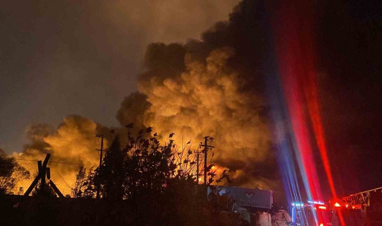 Kocaelinin Gebze ilçesinde bir palet fabrikasında yangın çıktı. Olay yerine çok sayıda itfaiye ekibi sevk edilirken yangına müdahale sürüyor.