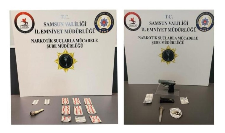 Samsunda uyuşturucuyla mücadele: Çok sayıda uyuşturucu madde ele geçirildi, 21 kişiye adli işlem