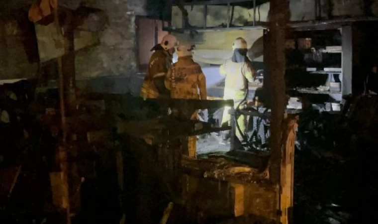 Sancaktepe’de restoranda yangın