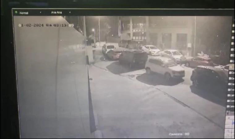 Eyüpsultan’da polise ateş açan şüphelilerin kaçışı kamerada