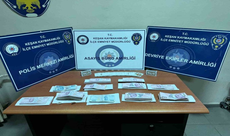 Keşanda kumar oynadıkları belirlenen 11 kişiye 44 bin 605 TL ceza kesildi
