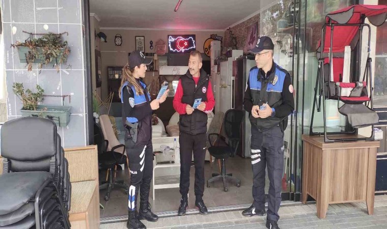 Alanyada ikinci el eşya satıcılarına ‘suç eşyasını satın alma bilgilendirmesi