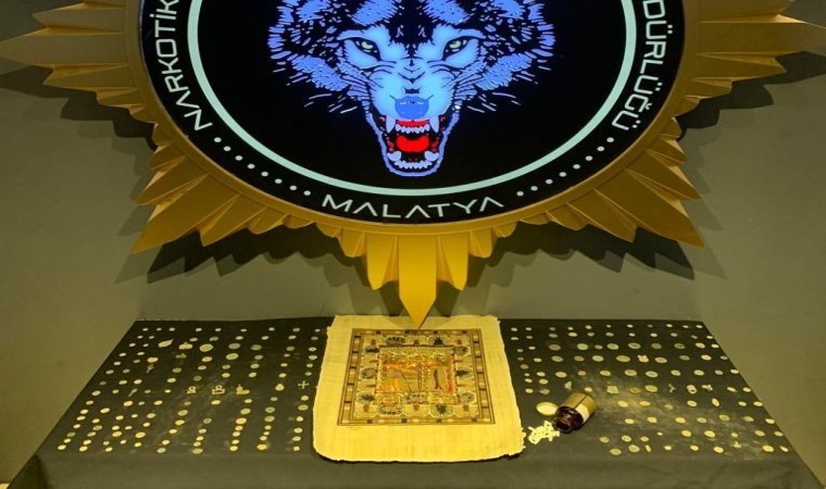 Malatyada tarihi eser operasyonu