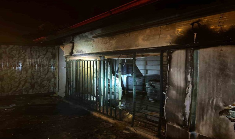 Antakyada konteyner yangını