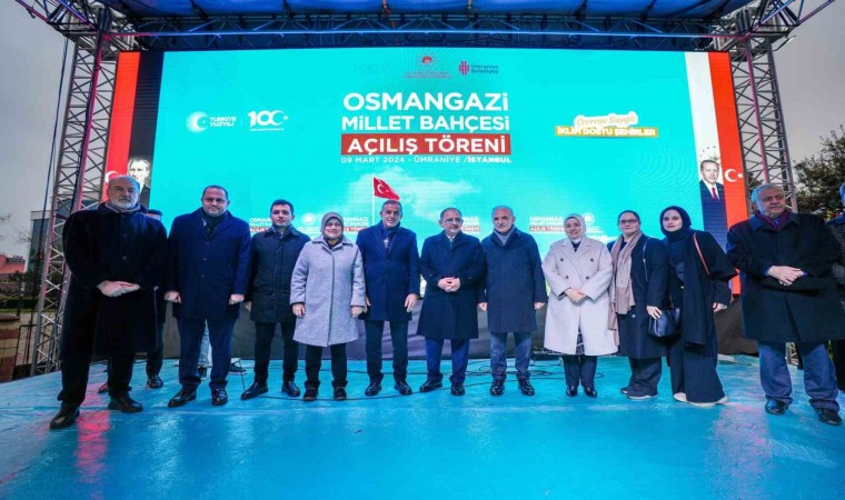 Bakan Özhaseki Ümraniyede üç projenin açılışını yaptı