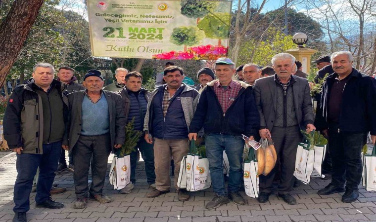 Buldanın yeşiline bin fidanla destek