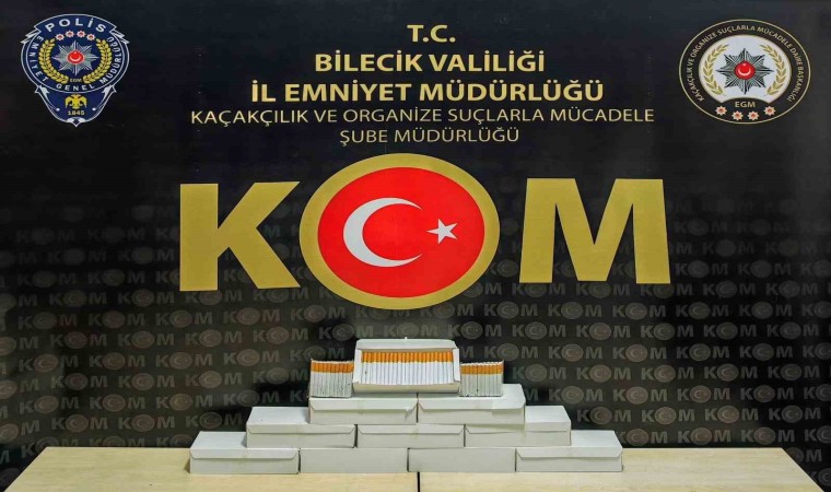 Bilecikte 2 bin adet doldurulmuş makaron ele geçirildi