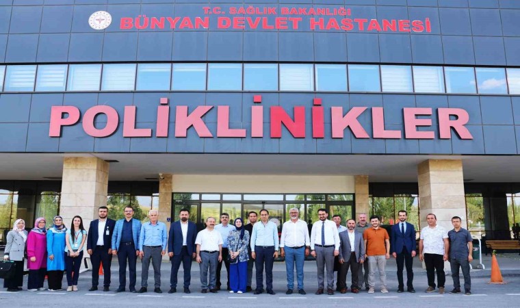 Bünyandaki sağlık hizmetleri yerinde değerlendirildi