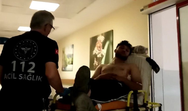 İnegölde 10 kişi birbirine girdi, 1 kişi bıçakla yaralandı