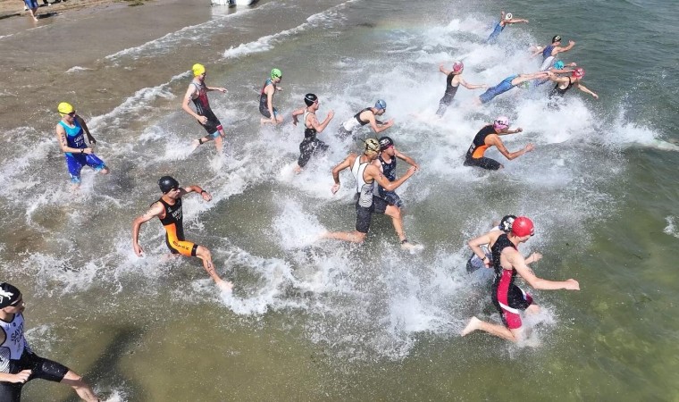 Ispartada Eğirdir Triatlonu Türkiye Kupası Yarışları başladı