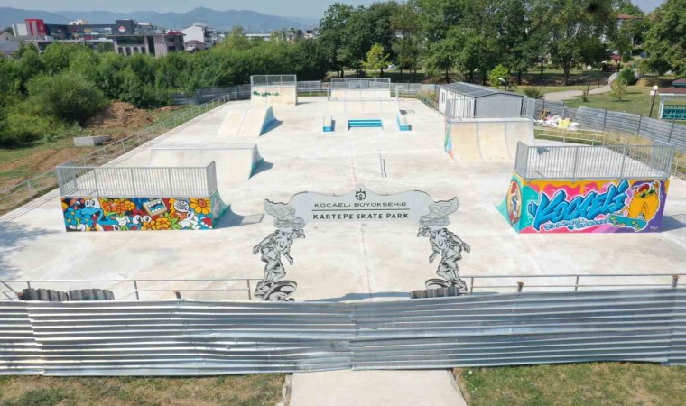 Kartepeye skate park yapıldı
