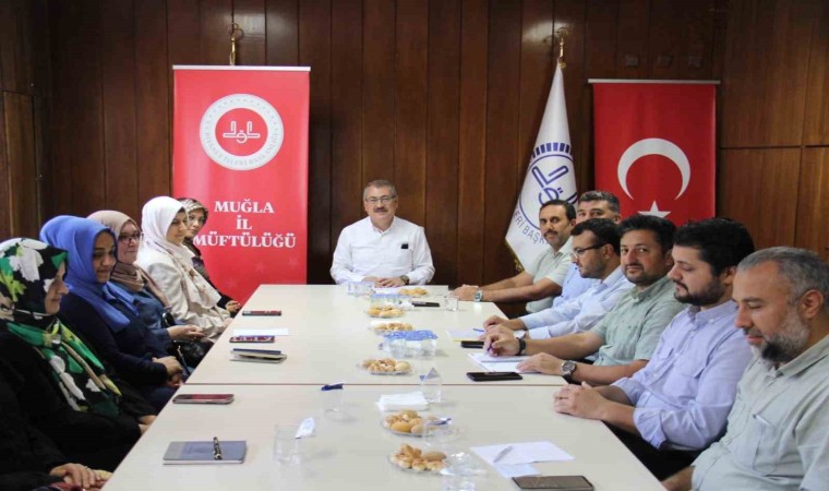 Muğla İl Müftülüğünden 3. Yaz Kuran Kursları Kapanışı Çocuk Şenliği için koordinasyon toplantısı