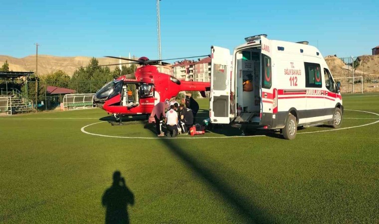 Ambulans helikopter Malatyada 2 hasta için havalandı