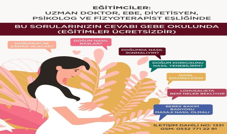 Niğdede ücretsiz gebe eğitimi başladı